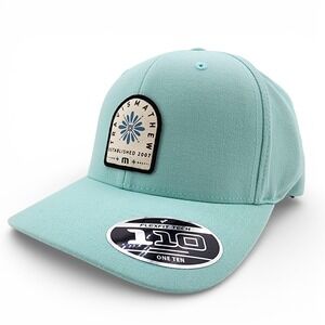 Travis Mathew Golf Hat Mens Turquoise Loyalty Points Adjustable Snapback Cap NEW